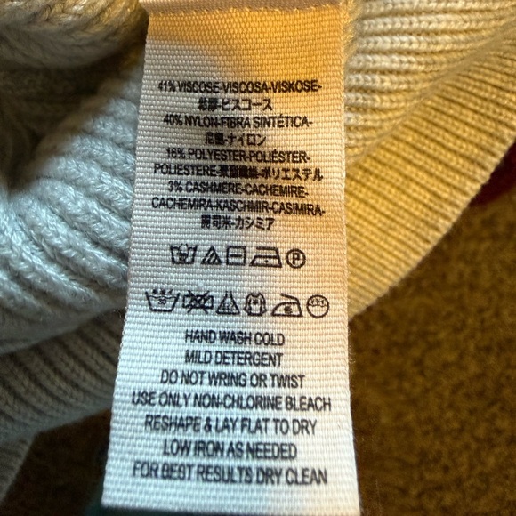 Free People Ribbed V-Neck Sweater Balloon Sleeve Size M - Picture 4 of 4